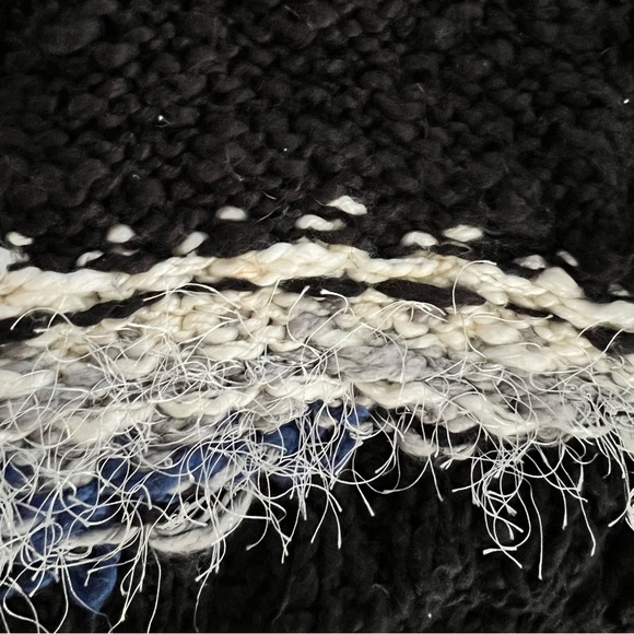 ❌SOLD❌FL&L x Knitz 💕🍋 • Crosby fringe cardigan in black and navy - Picture 14 of 14